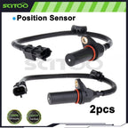 2X Crankshaft Position Sensor for Kia Soul (2010–2014) SU13885