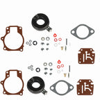 2Pcs Carburetor Rebuild Kit with Float for Johnson Evinrude 50-60 HP