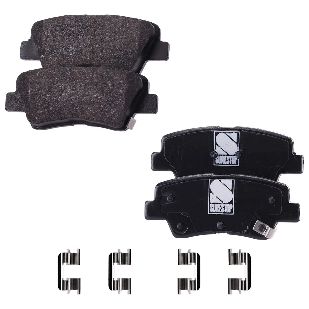Rear Brake Disc Rotors and Pads Kit for Kia Cadenza (2014–2016)