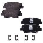 Rear Brake Disc Rotors and Pads Kit for Kia Cadenza (2014–2016)
