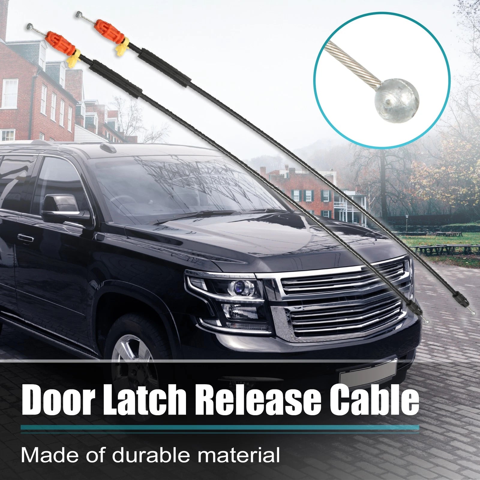 2X Front Door Handle Latch Release Cable for Chevrolet Silverado  20849299