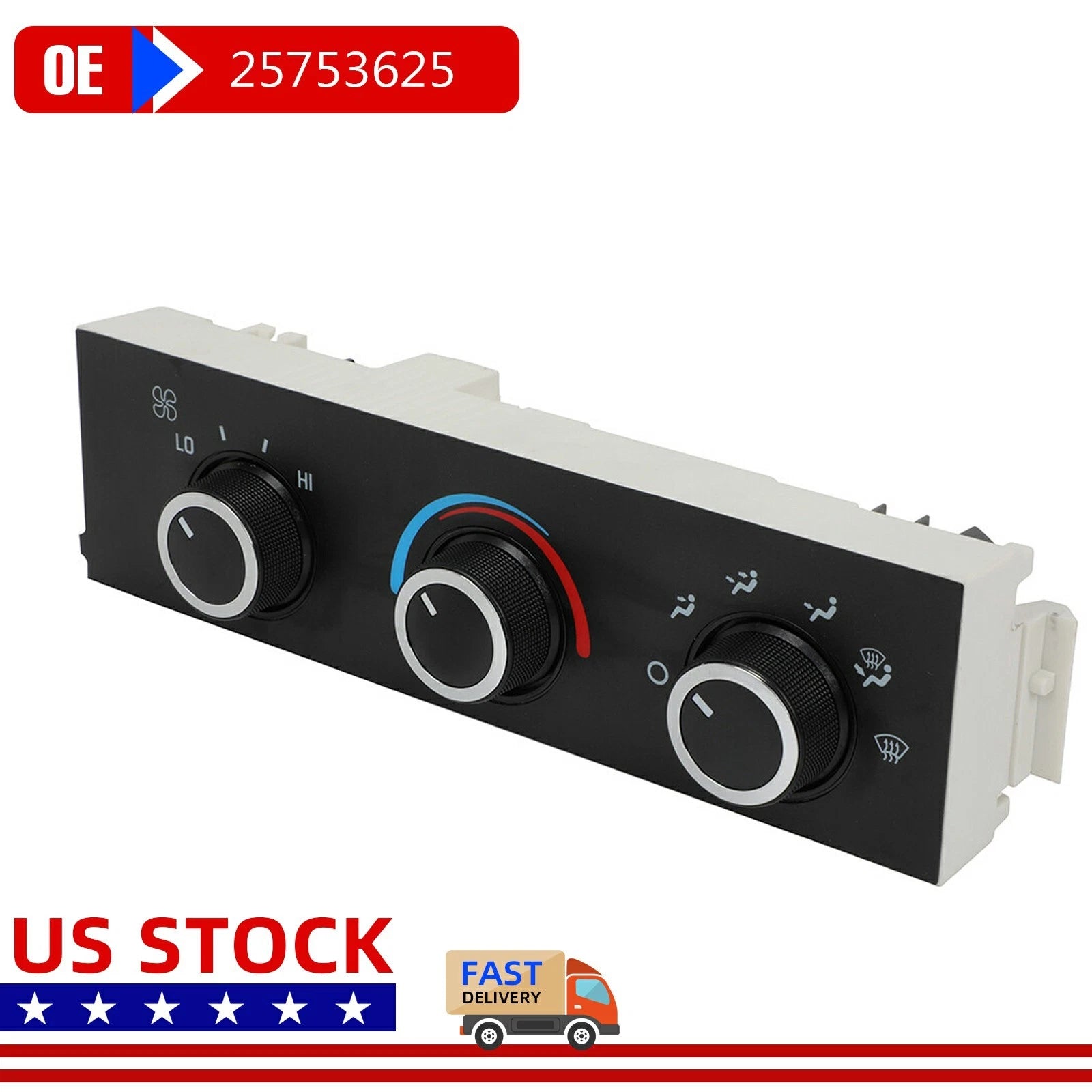 A/C Heater Climate Control Panel for Chevy Express Van, Savana 2500 3500 (2003–2014) 84793086