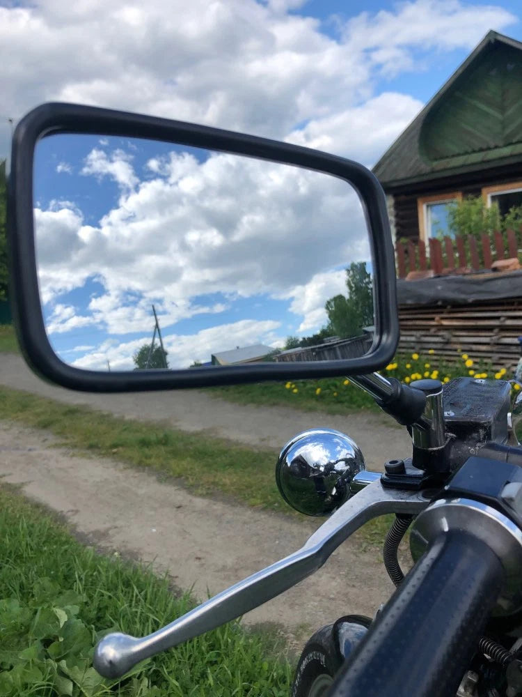 Chrome Rearview Mirrors for Suzuki Intruder 500 800, Marauder 1600 800
