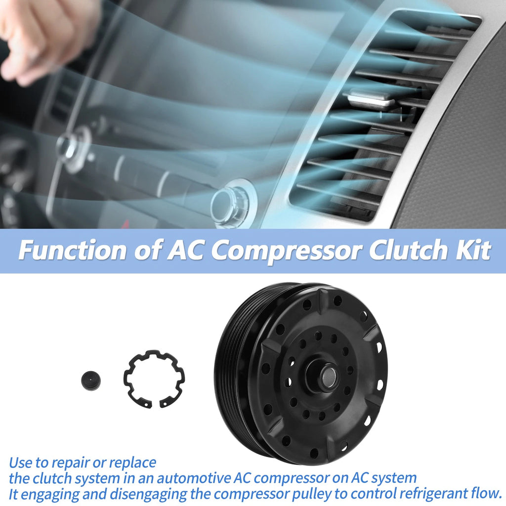 AC Compressor Clutch Kit 6 Groove for Toyota Corolla Matrix (2003–2008)