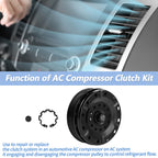 AC Compressor Clutch Kit 6 Groove for Toyota Corolla Matrix (2003–2008)