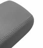 Leather Console Lid Armrest Cover for Hyundai Elantra (2017–2020) Gray