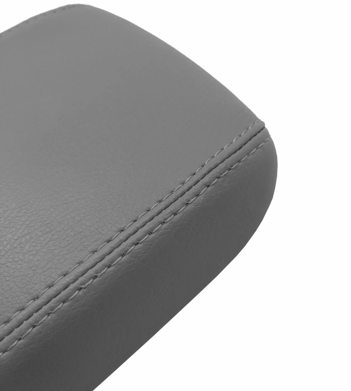 Leather Console Lid Armrest Cover for Hyundai Elantra (2017–2020) Gray