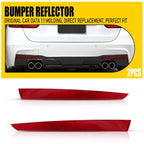 Set of 2 Rear Bumper Reflector Lamps for BMW 3-Series F30 F31 (2012–2017)