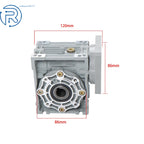 Worm Gear Reducer for Nema34 Stepper Motor RV40 (20:1)