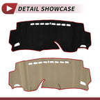 Dashboard Cover Mat for HONDA Shuttle (2015-2024) Sun Protector Pad Black Red