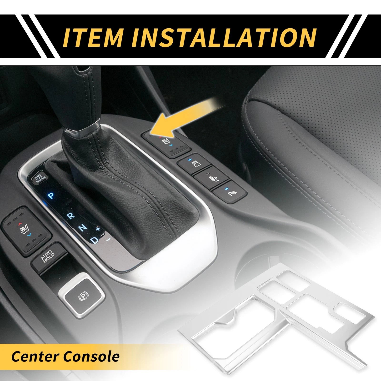 Center Console Gear Shift Frame Panel for Toyota Tundra (2022–2024)