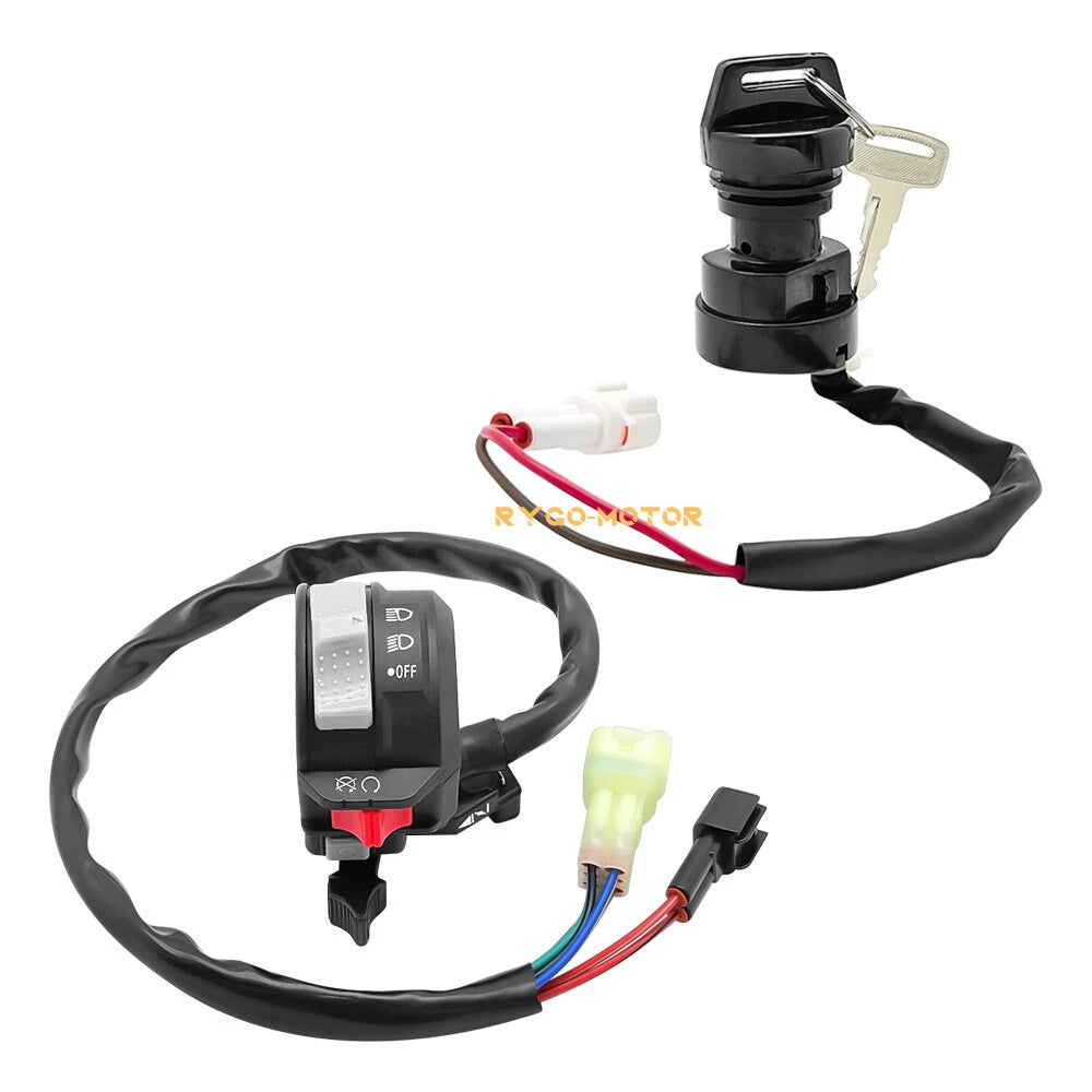 Start Stop Switch & Ignition Key Switch for Yamaha Raptor 660R (2001–2005)