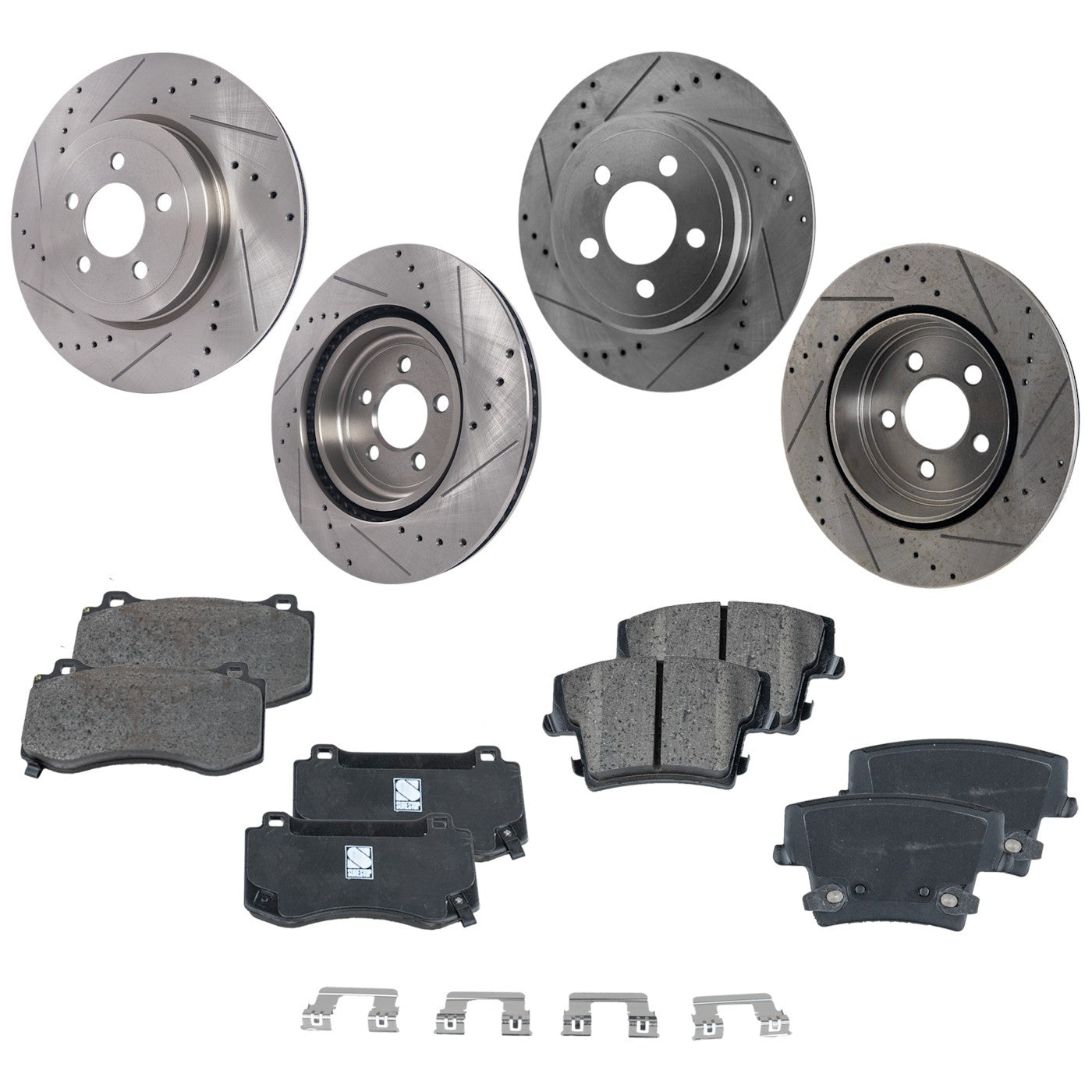 Brake Disc Rotors and Pads Kit for Dodge Charger Chrysler 300 (2008)