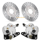 Front Brake Calipers & Disc Rotors for Yamaha Kodiak 400 YFM400 (1999–2002)