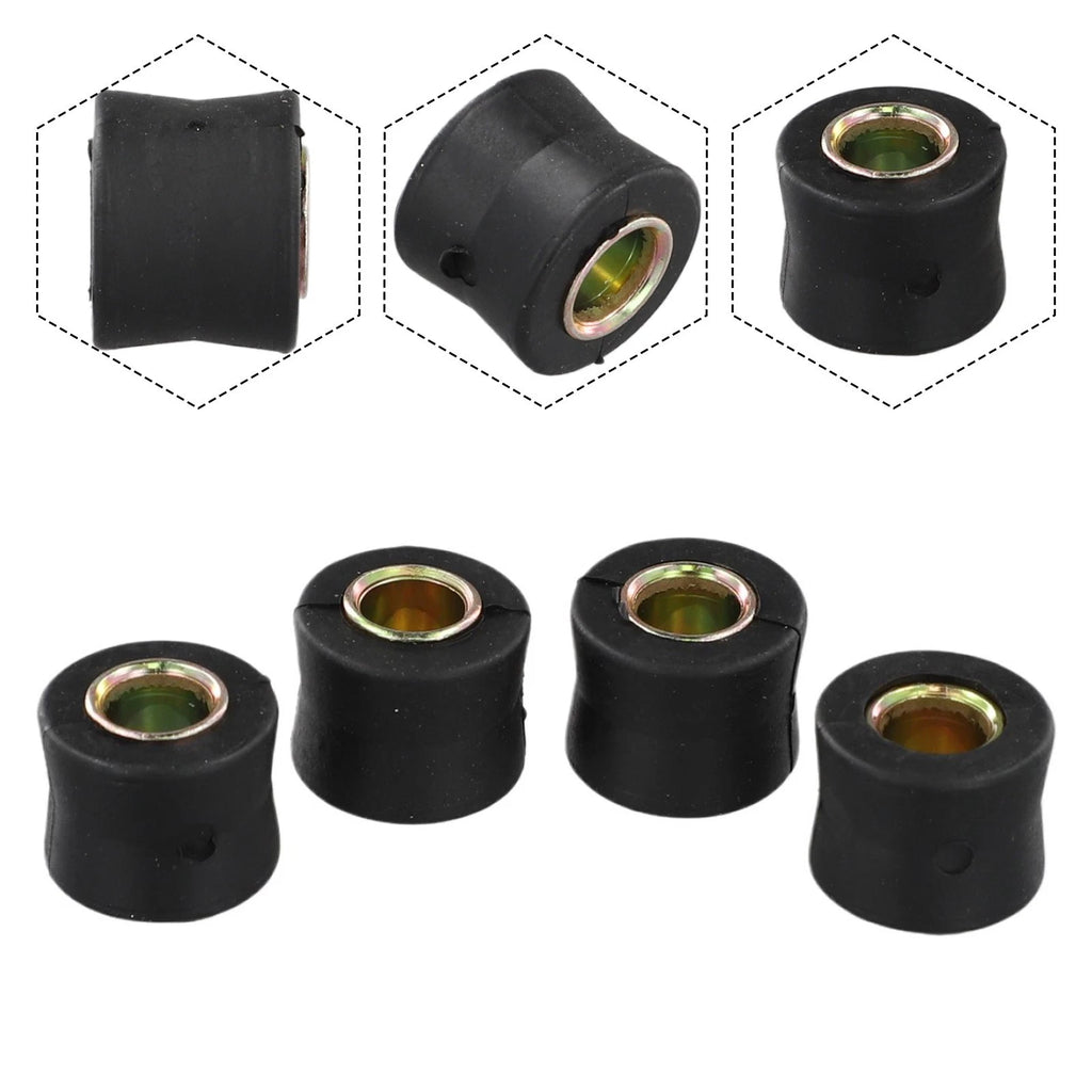 Set of 4 Rubber Shocks for Dirt Bike ATV (Color: As Shown)