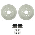 Set of 2 Bosch QuietCast Rear Rotors & Akebono ProACT Pads for Camry ES300 (1997–2001)