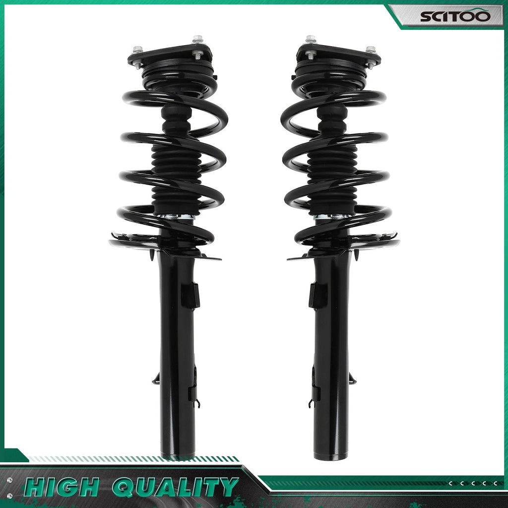 Front Pair Shock Struts & Coil Springs Mount Kits for Ford Escape (2014–2019)