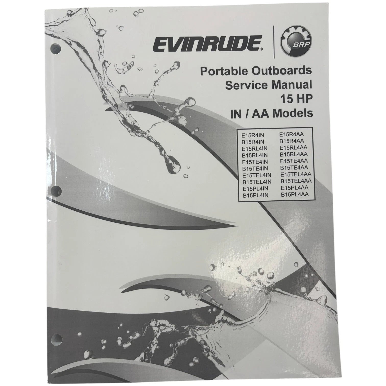 Service Manual for Evinrude 15 HP IN/AA Outboards (2012) 5008853