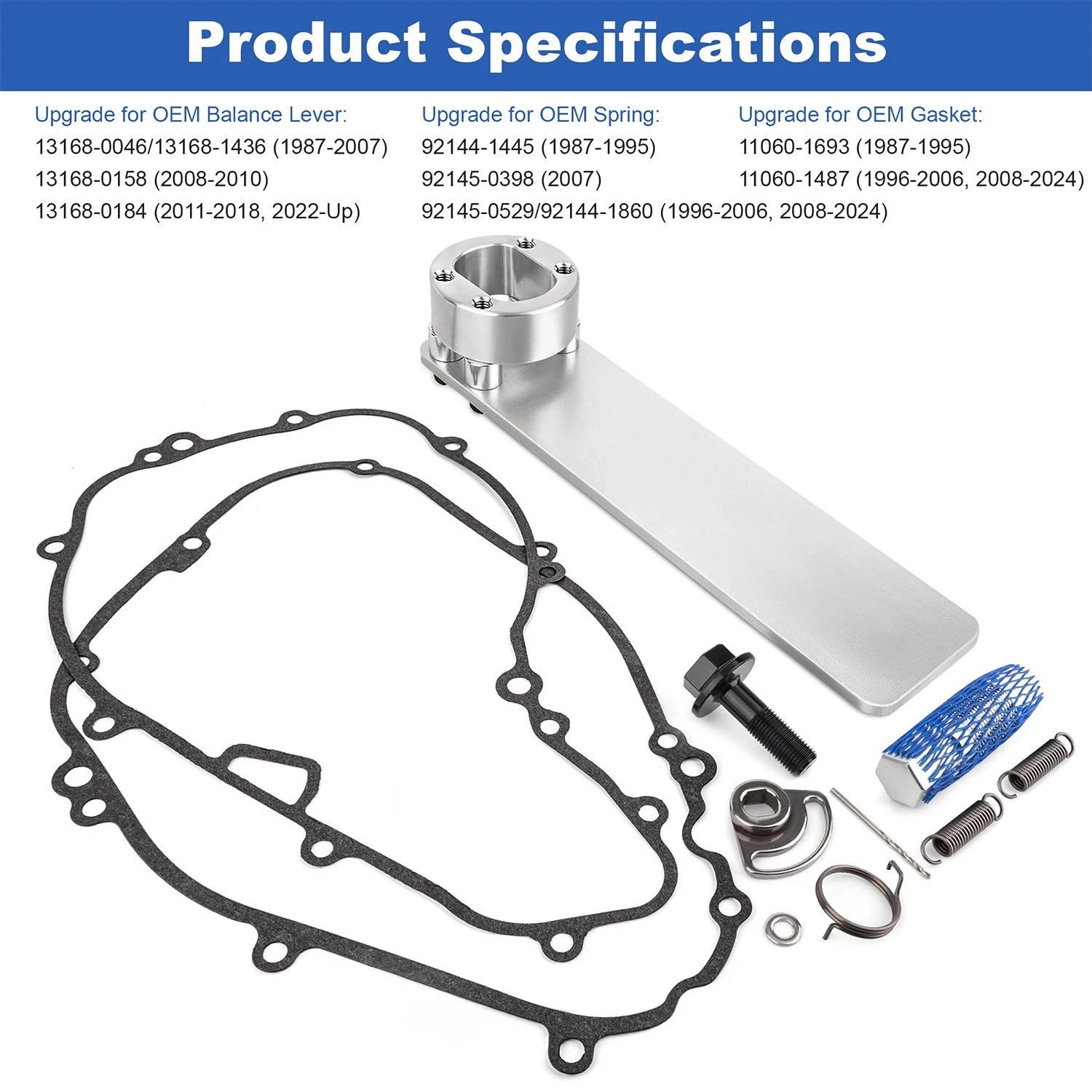 Torsion Lever Spring Doohickey Kit for Kawasaki KLR650 (1987–Present)