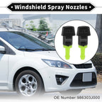 2 Pcs Front Windshield Washer Nozzle for Kia Borrego (2008–2012) No. 986303J000