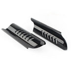 Fork Lower Leg Deflectors Shield Covers Black for Harley Touring FLHT (2000-2013)