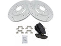 Rear Brake Pad and Rotor Kit for Jaguar XJ8 (2004–2005) ZX432CK