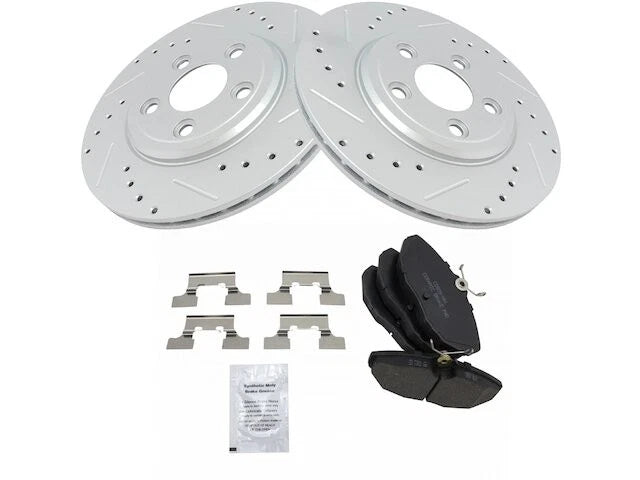 Rear Brake Pad and Rotor Kit for Jaguar XJ8 (2004–2005) ZX432CK