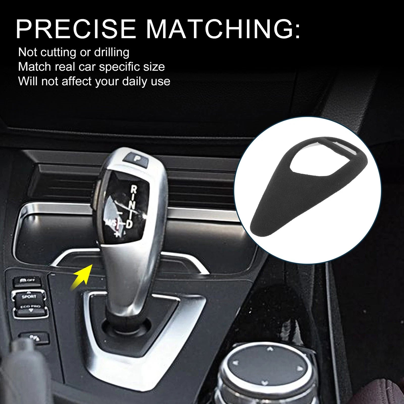 Gear Shift Knob Cap Cover for BMW 3 4 Series F30 F31 F32 F36 (2013–2019)