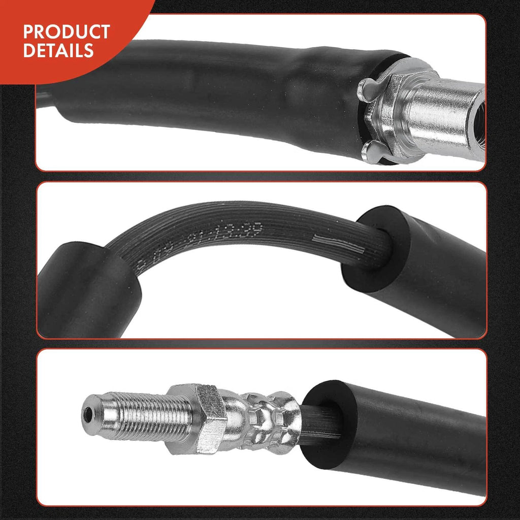 2X Rear Brake Hydraulic Hose for Ford Taurus (2010–2019) Lincoln Flex (2009–2019)