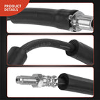 2X Rear Brake Hydraulic Hose for Ford Taurus (2010–2019) Lincoln Flex (2009–2019)