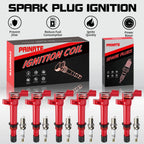 6X Ignition Coil + Iridium Spark Plug for Dodge Jeep Mitsubishi 4.7L (2002–2007)