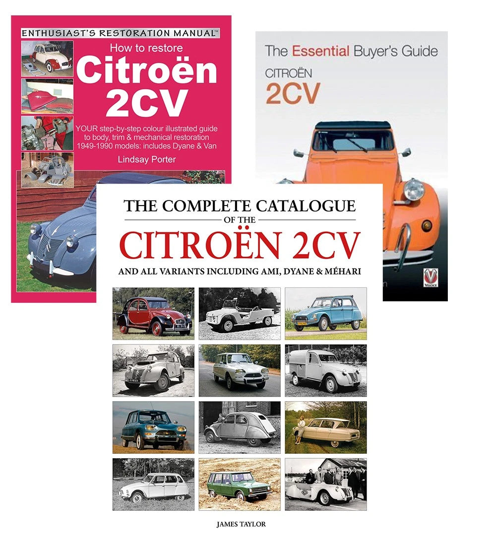 Citroen 2CV Enthusiasts Book Set for Citroen 2CV (1948-1990)