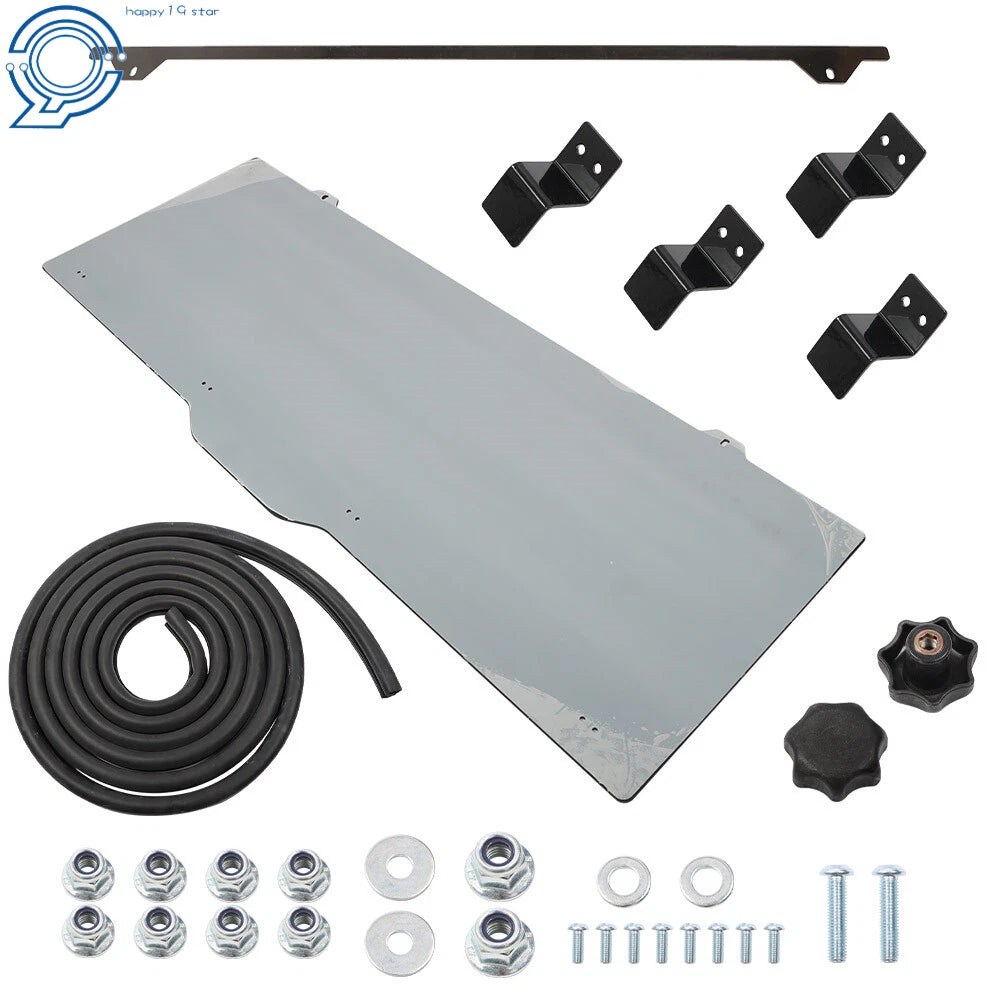 Rear Window Windshield for Polaris Ranger XP 1000/Crew (2017–2023)