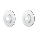 Set of 2 Bosch QuietCast Front Disc Brake Rotors for Encore GX Equinox Malibu (2020–2023)