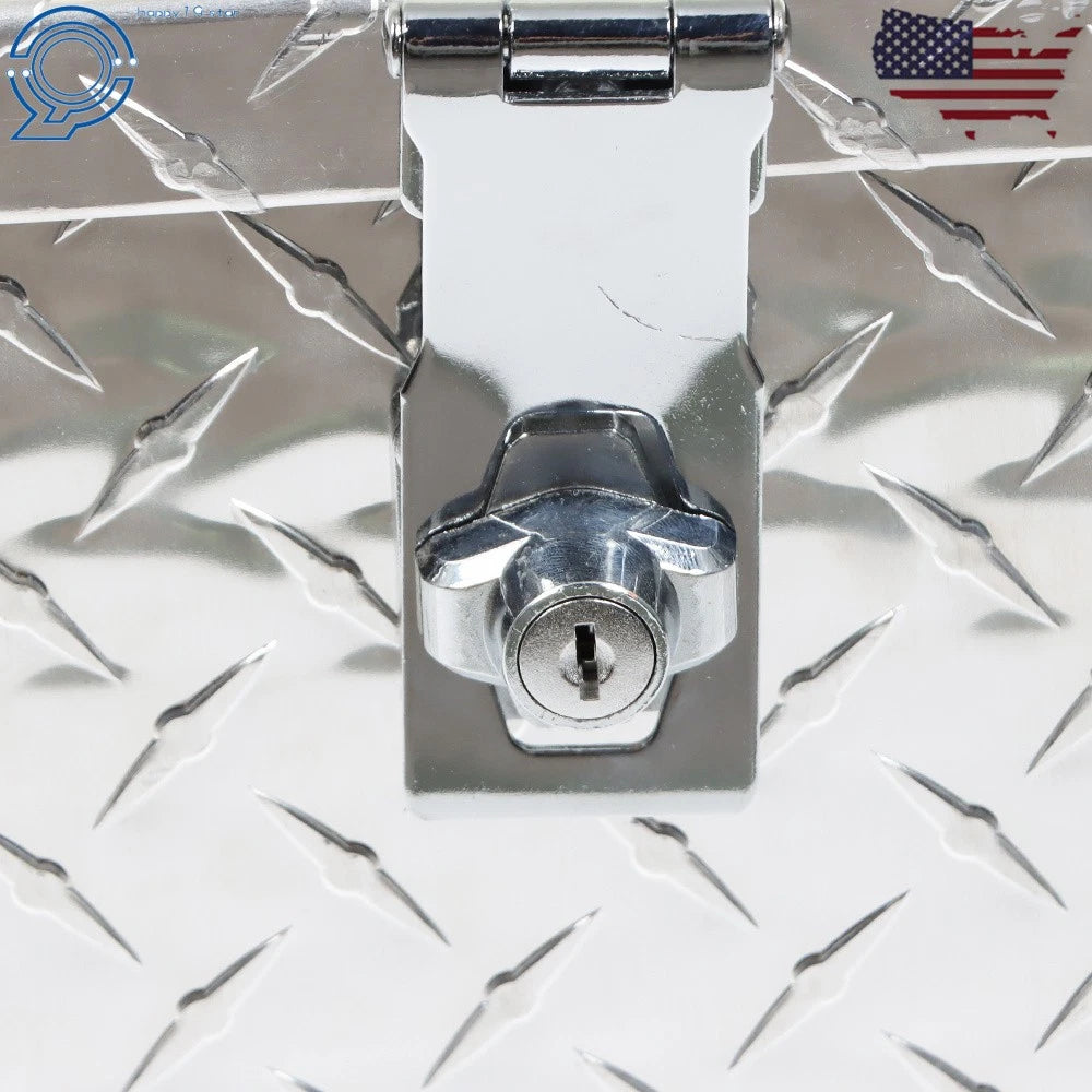 20 Inch Aluminum Diamond Plate Tool Box for Pickup Trailer