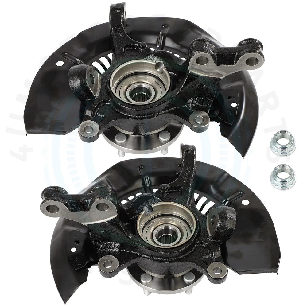 2X Front Wheel Hub Bearing Knuckles Assembly for Toyota Sienna (2011–2017)