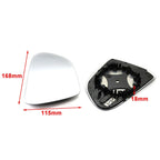 Pair Side Wing Mirror Glass for Tesla Model 3 (2017–2021) 9252455001 9252456001