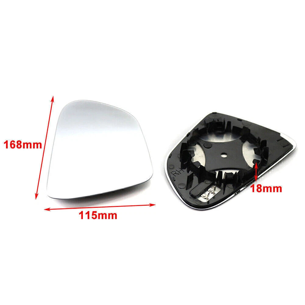 Pair Side Wing Mirror Glass for Tesla Model 3 (2017–2021) 9252455001 9252456001