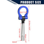 Tow Hook Screw for Nissan GTR (2007–2023) - Blue Round Front Rear Bumper