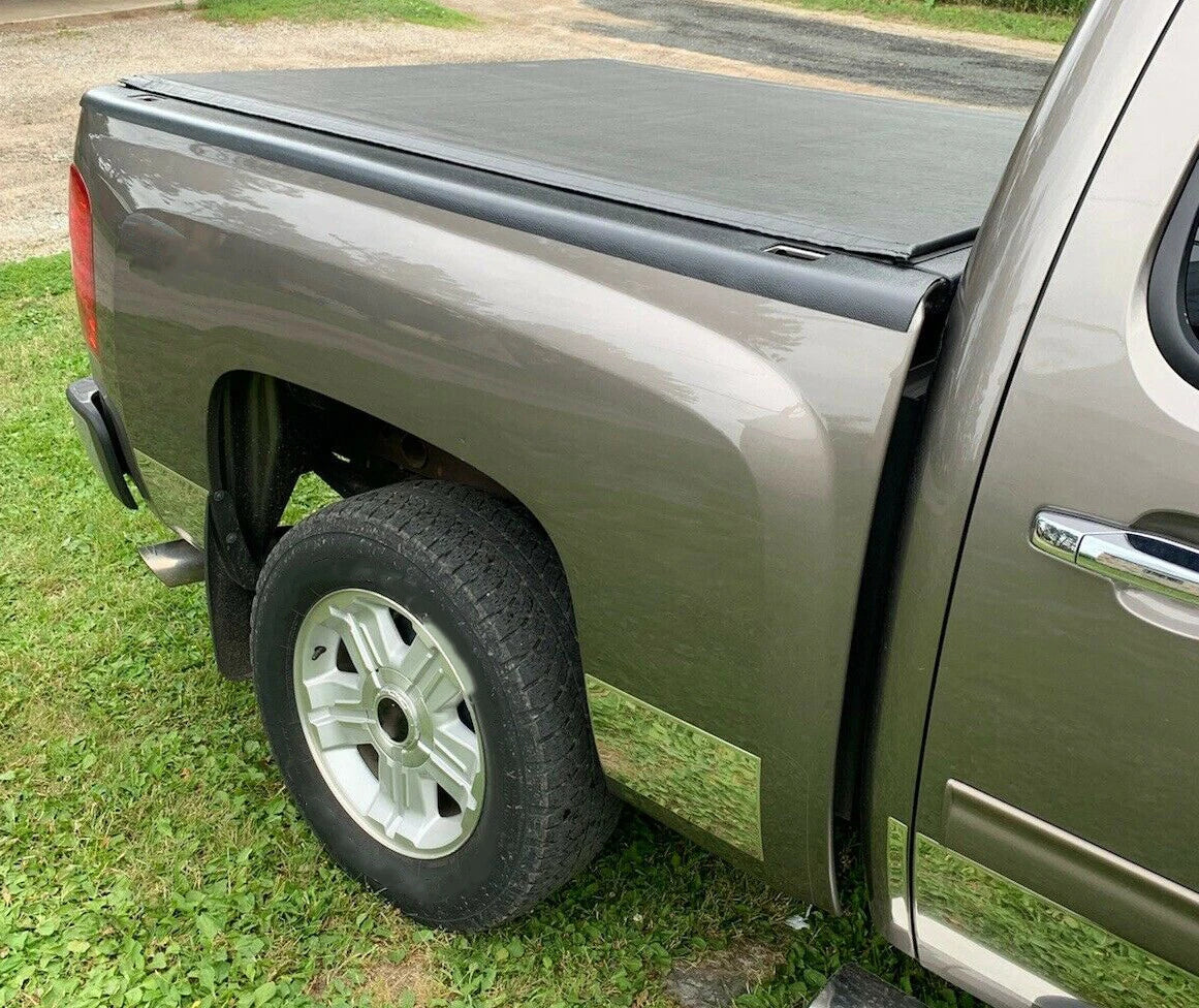 Pair of Bed Rail Caps for Chevy Silverado 1500 (2007–2013)