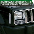 Smoke Corner Lights and Bumper Signal Lights for Jeep Cherokee XJ (1997–2001)