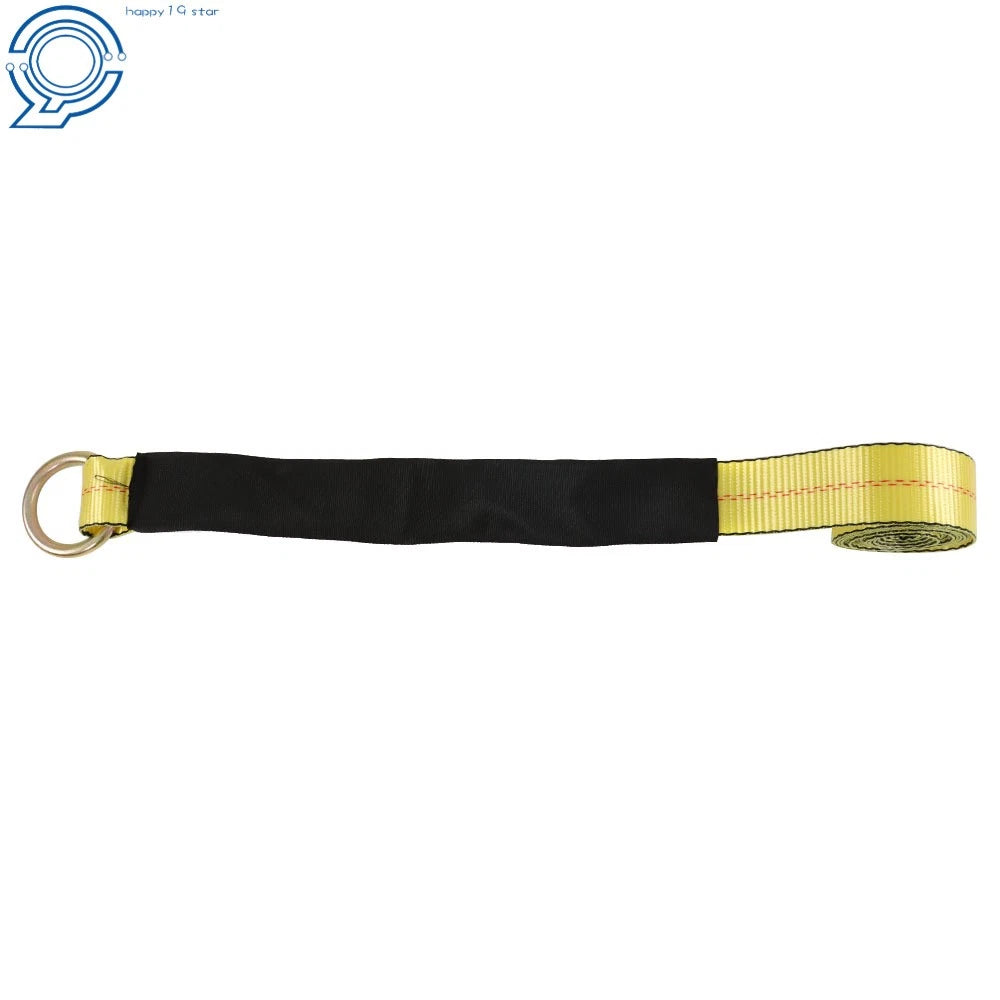 Set of 4 Tie Downs for Cars with Snap Hooks 2"x 96" Classic Yellow
