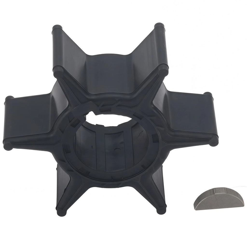 6H3-44352-00 Water Pump Impeller & Key for Yamaha Outboard (2 Stroke 40-70 HP)