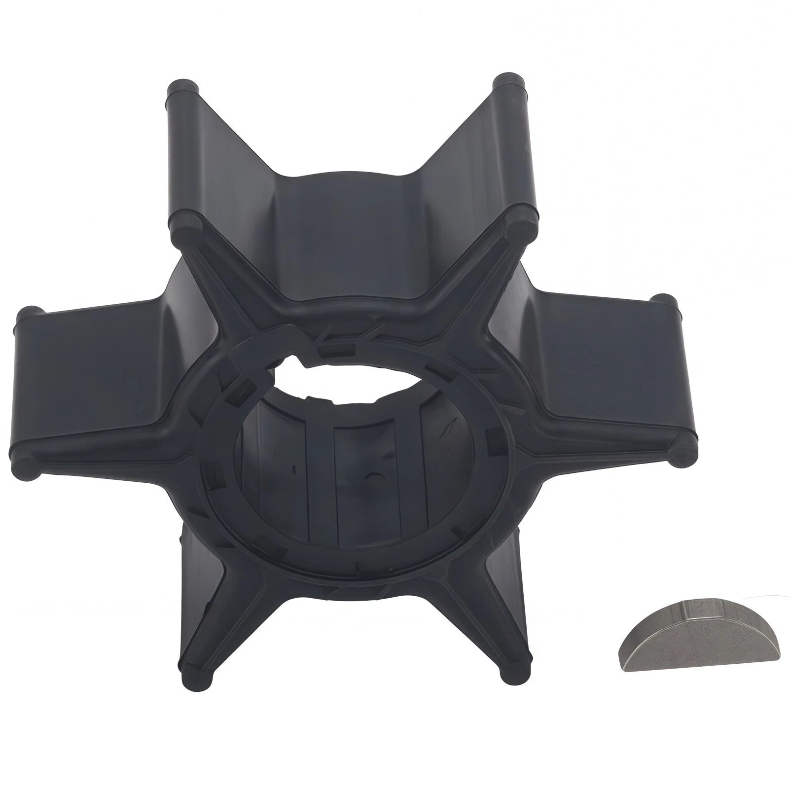 6H3-44352-00 Water Pump Impeller & Key for Yamaha Outboard (2 Stroke 40-70 HP)
