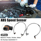 2 x ABS Wheel Speed Sensors for Mercedes-Benz CL500 CL600 S500 (2003-2006)