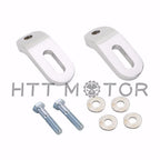 Pair Chrome Touchless Tie-Downs for Harley Touring Electra Glide (FLH)