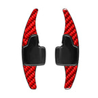 Steering Wheel Shifter Paddle Extensions for Ford Focus EcoSport Escape Kuga (2012–2020) - Red