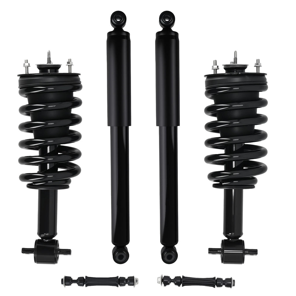 Set of 4 Front Struts and Rear Shocks for Chevy GMC Silverado Sierra 1500 (2014–2018)