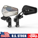 Quick Flip Rear View Mirror Mount for Kawasaki KLR650 KLR250 (1987–2023)