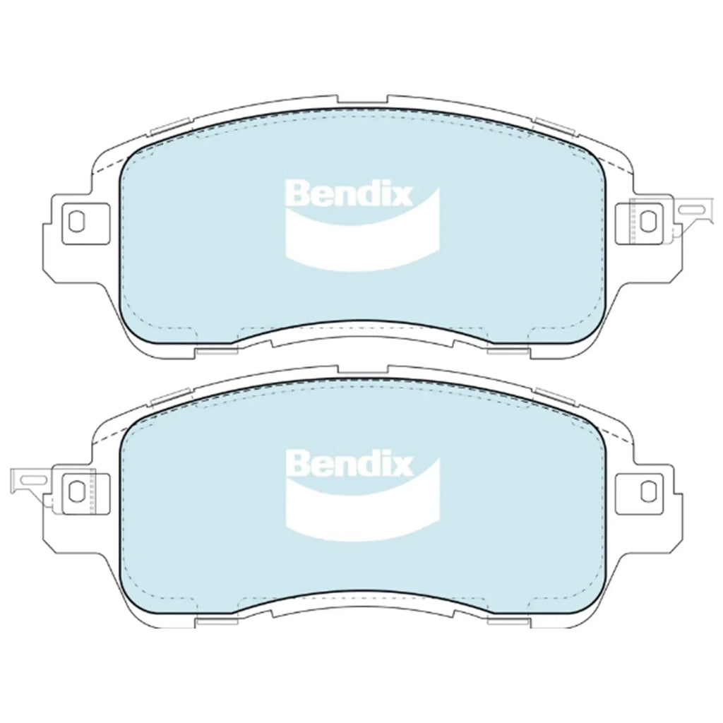 Front Disc Brake Pad Set 1.5L for Mazda 2 DJ DL (2014-2025)